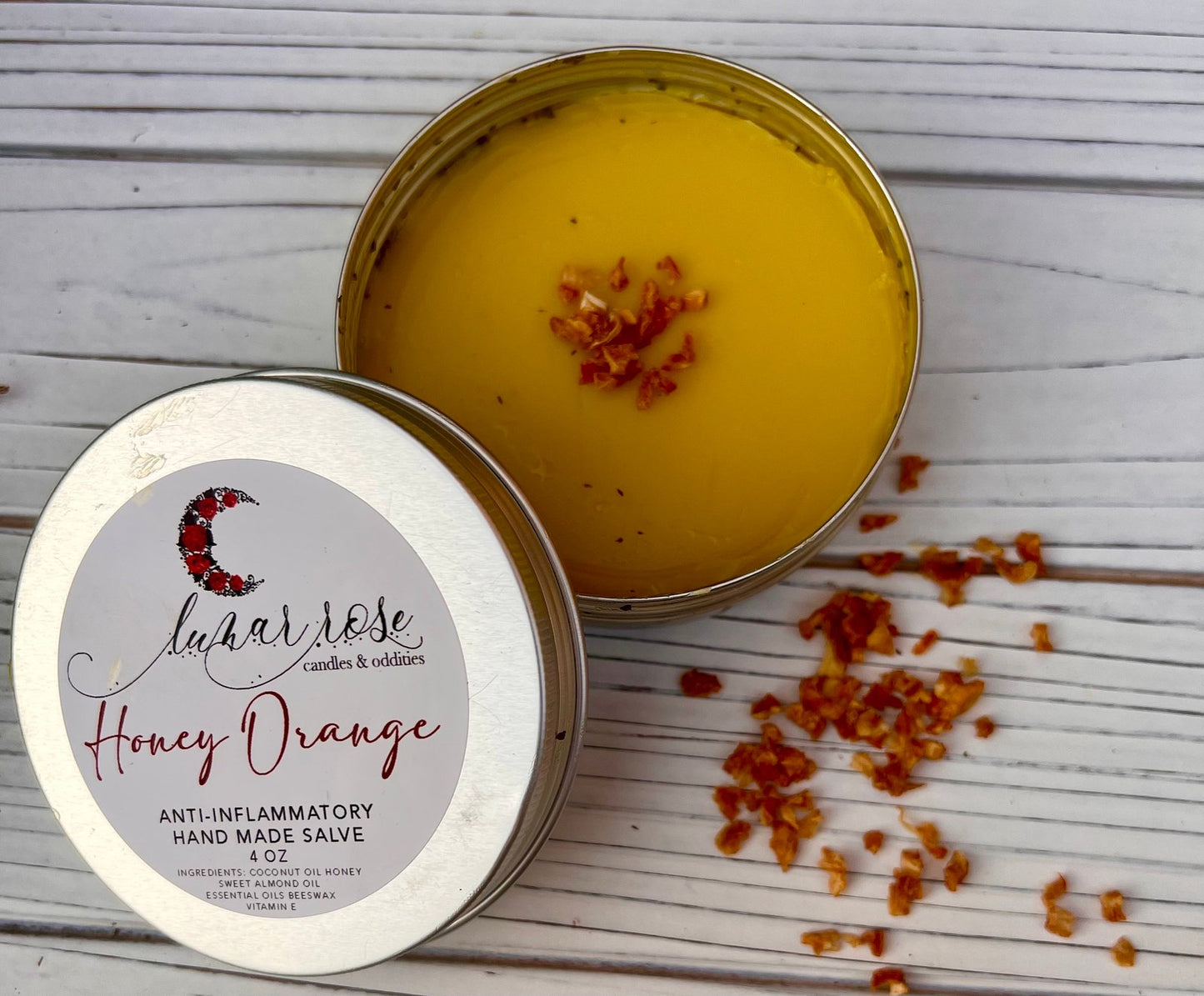 Honey Orange Calendula Salve – All Natural Herbal Healing Balm | Organic Antiseptic & Skin Repair