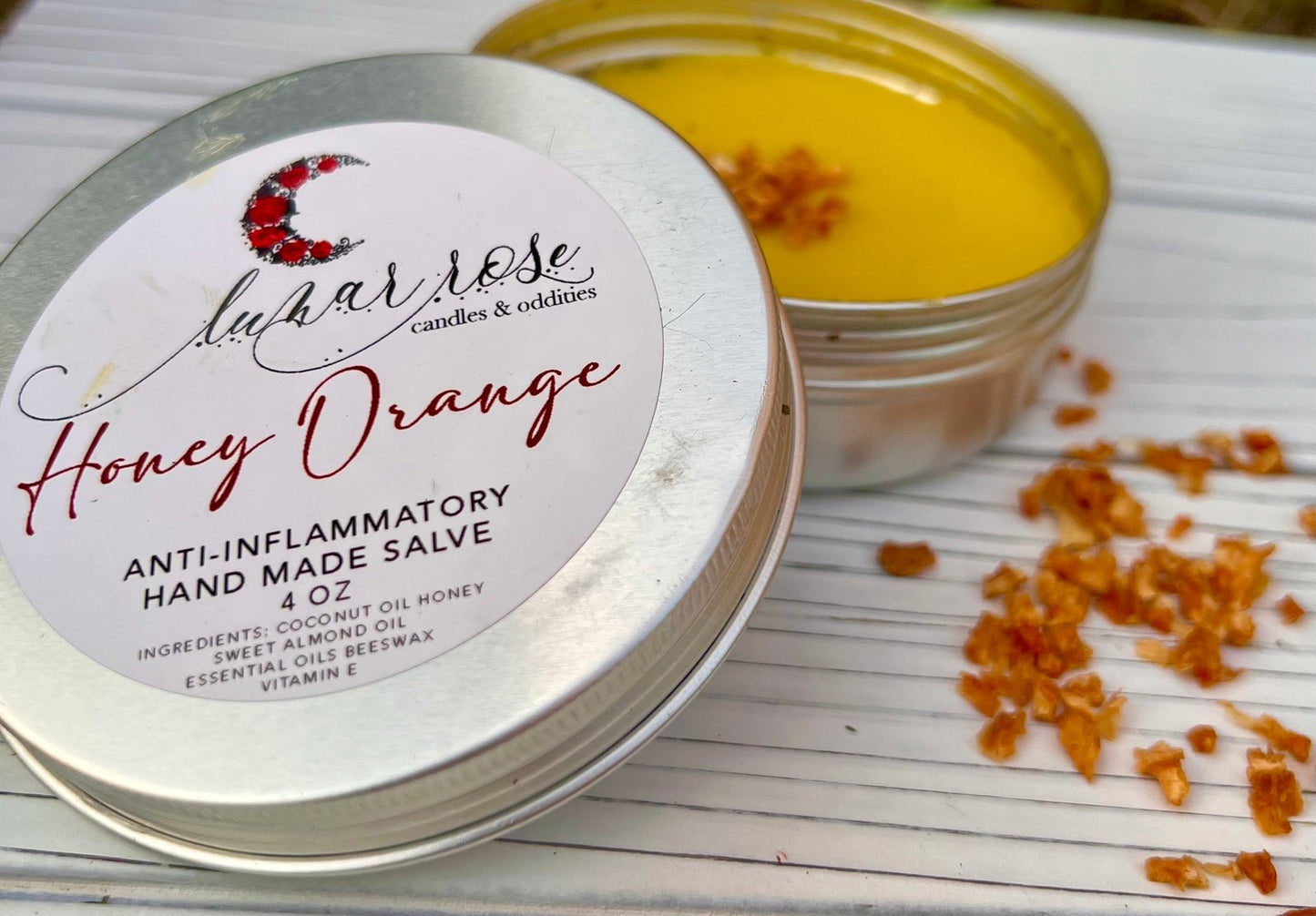 Honey Orange Calendula Salve – All Natural Herbal Healing Balm | Organic Antiseptic & Skin Repair