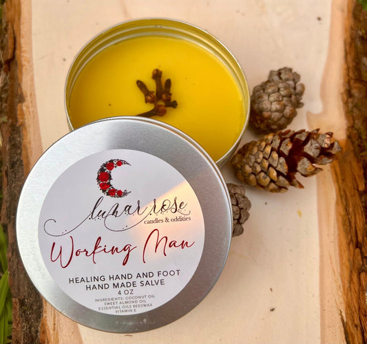 Working Man/Woman Hand & Foot Salve – Herbal Balm for Severe Dry Skin