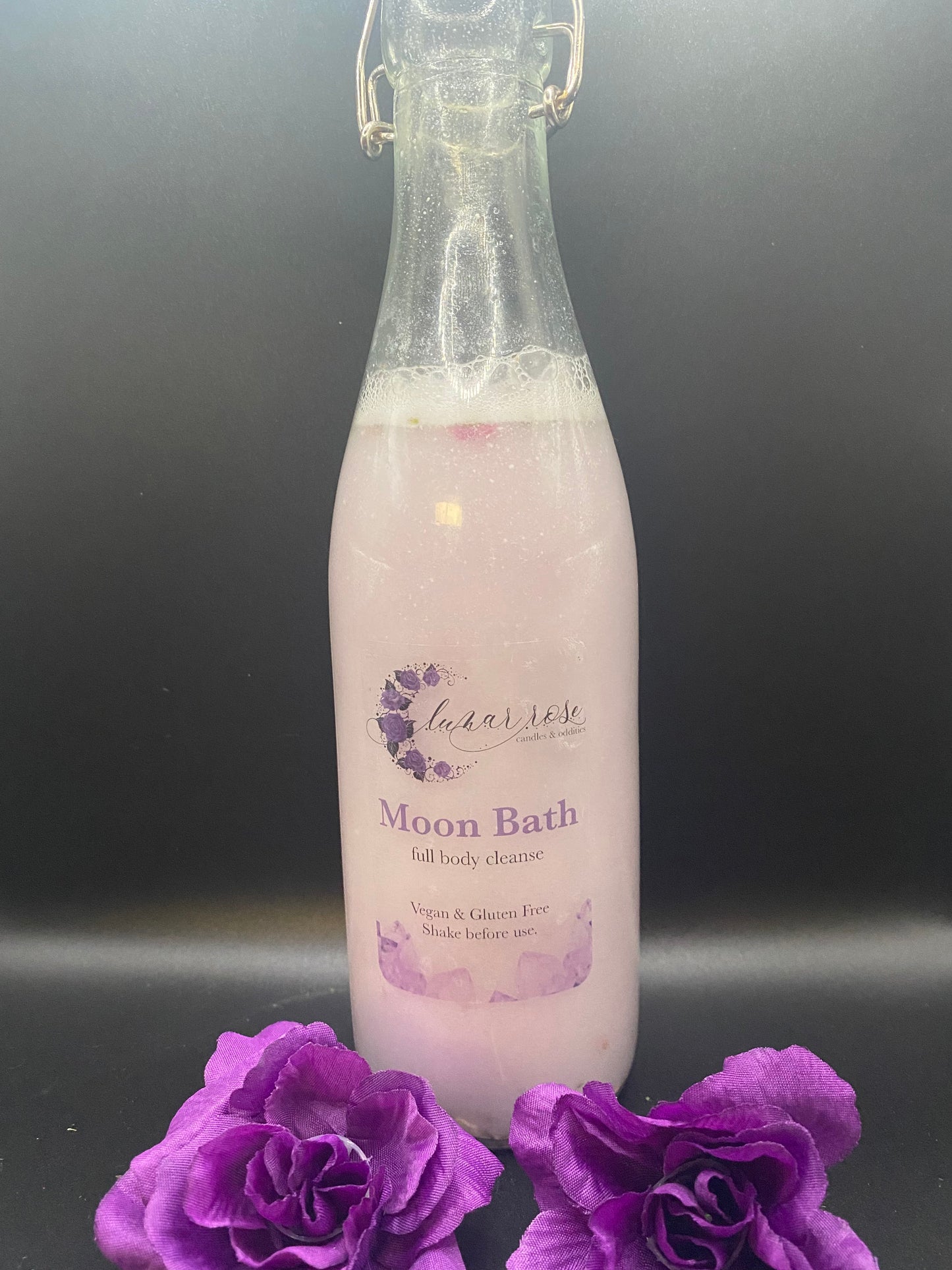Moon Bath Ritual Soak Vegan Coconut Milk Bath for Cleansing & Recharging