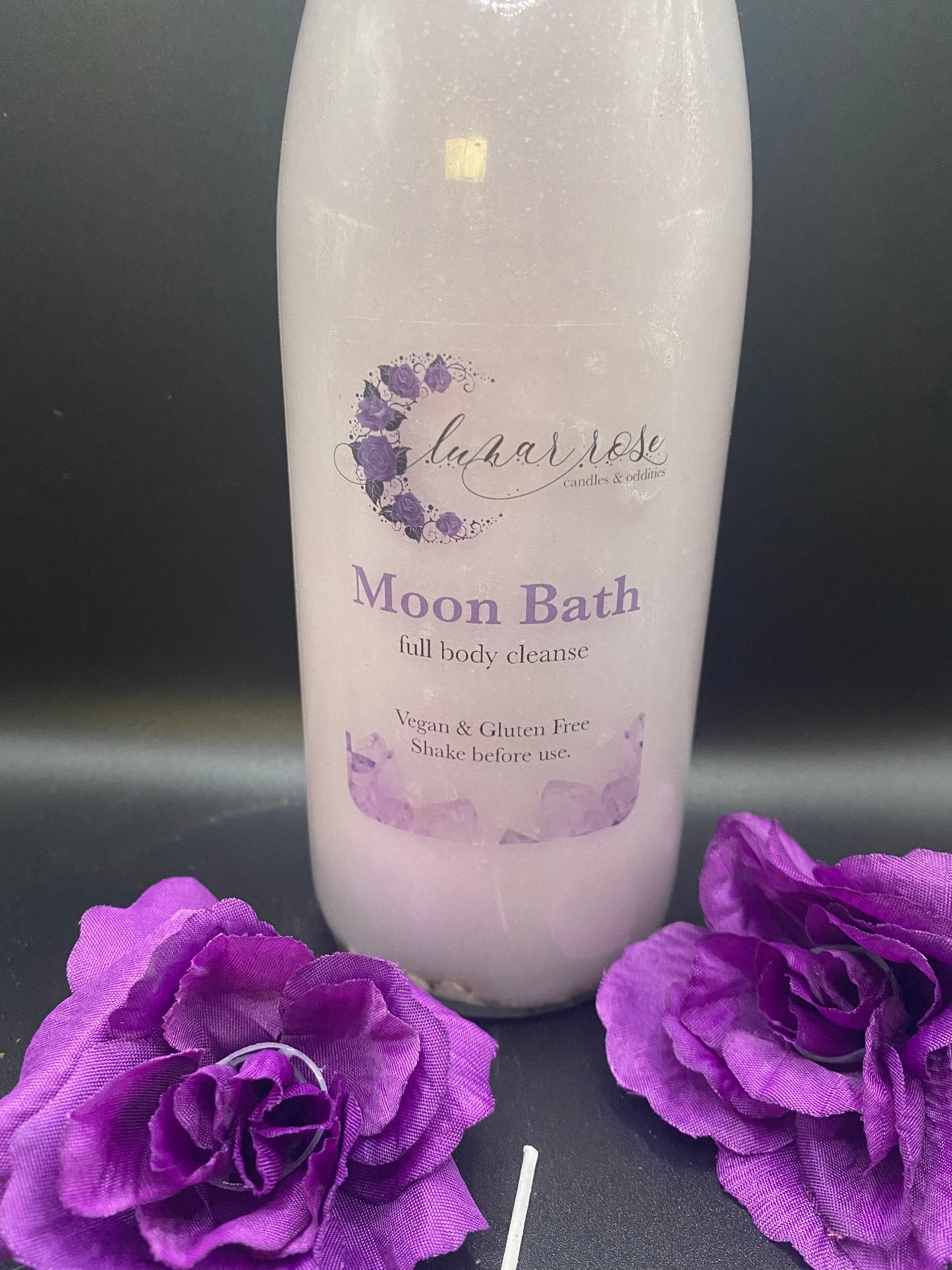 Moon Bath Ritual Soak Vegan Coconut Milk Bath for Cleansing & Recharging